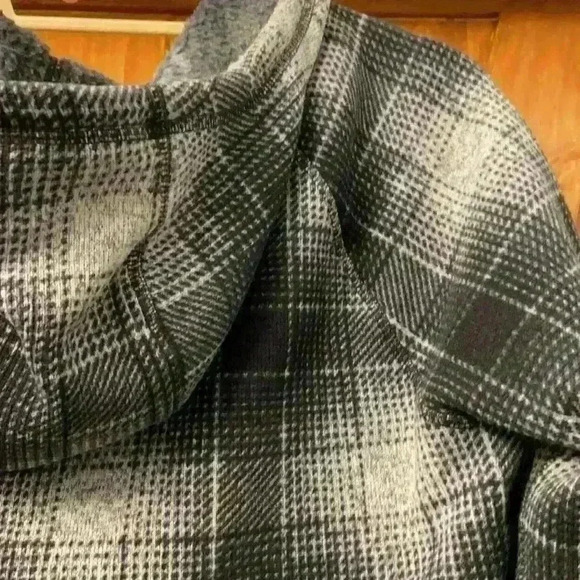 Woman’s The North Face Quarter Zip Printed Crecent Pullover Hoodie-Small - Picture 6 of 7